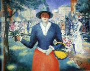 Kazimir Malevich Flower Girl, oil painting